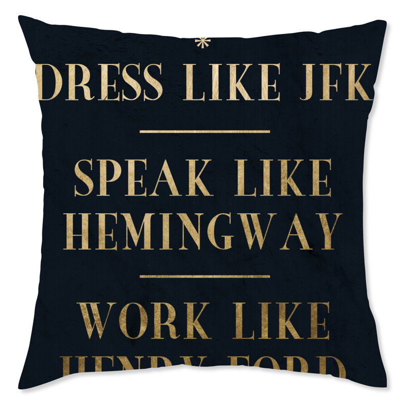 Housse et insert de coussin d'inspiration carrée
