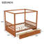 Lit à baldaquin en bois avec tiroirs de rangement-1267793597-1267793598