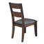 Chaise d'appoint en similicuir Burnes