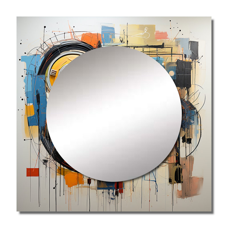Art mural en miroir Paddie, 29 po x 29 po
