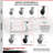 4-Piece Polyolefin Caster Set