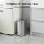 Poubelle compacte 3,2 gallons avec couvercle visible-131366638-131366639