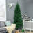Pinecrest  Half Artificial Christmas Tree With Flame-Retardant Material And Easy Assembly