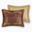 Édredon brun, 4 pièces, grand lit, durabilité accrue, ouate décorative au look satiné