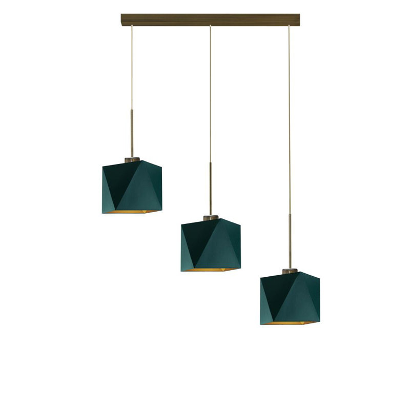 Everette 3 - Light Kitchen Island Pendant, Green