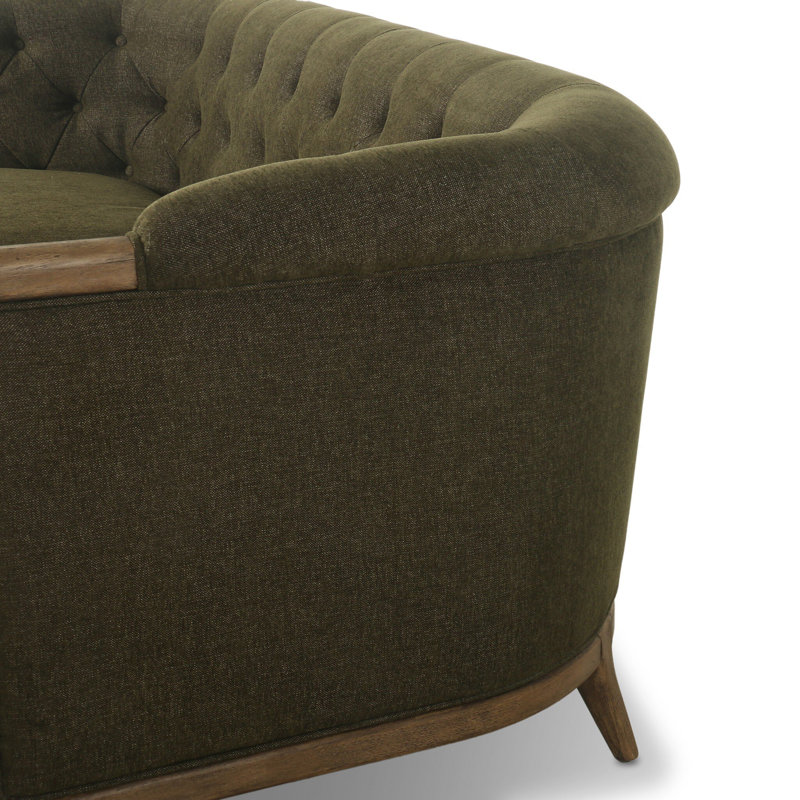 Ellsworth 91" Rolled Arm Sofa, 29.75" H x 78" W x 36" D, Sutton Olive