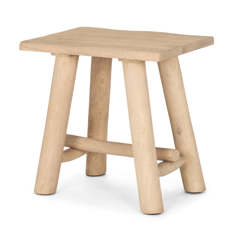 Tabouret d'appoint en bois massif McGreghor