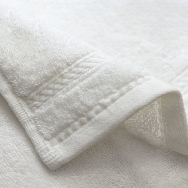 True Comfort 8-Piece Washcloth Set, White