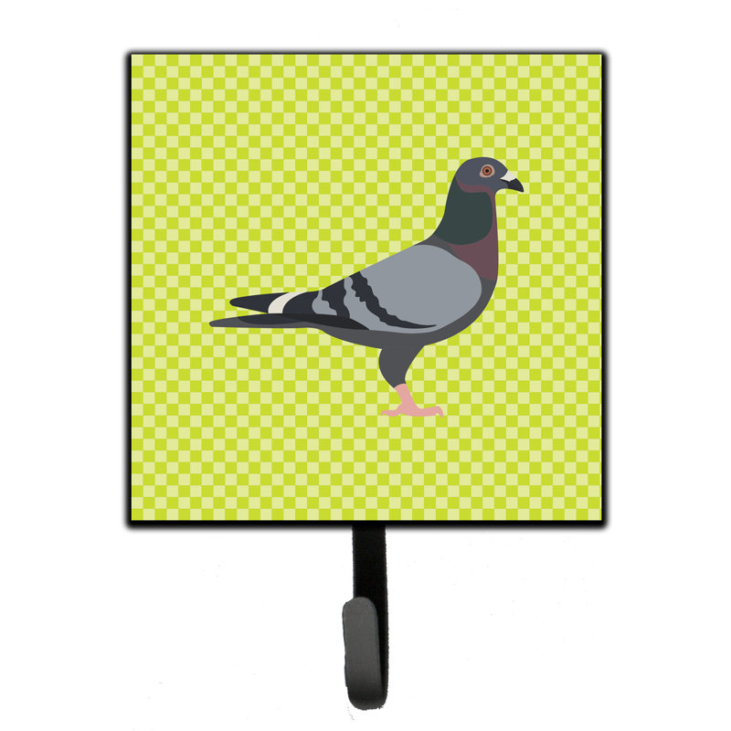 Organisateur de clés murales avec crochets clés de la course pigeon Vahakn, Vert
