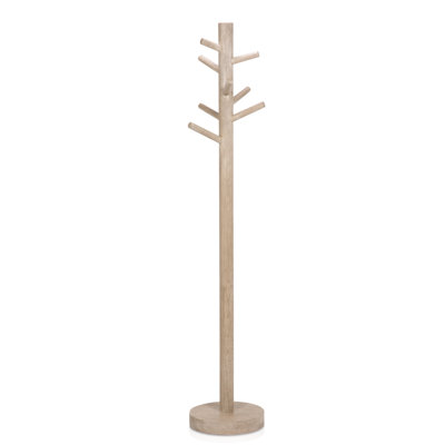 Roisin Solid Wood Freestanding Coat Rack