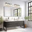 Éclairage pour salle de bain 4 lumières noir avec abat-jour en cristal-1465697565-1465731281