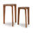 Mahelet Solid Wood Top Nesting Tables End Table