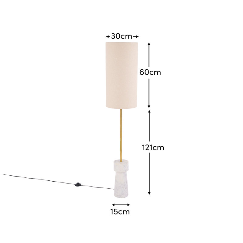 121 H cm Traditional Floor Lamp