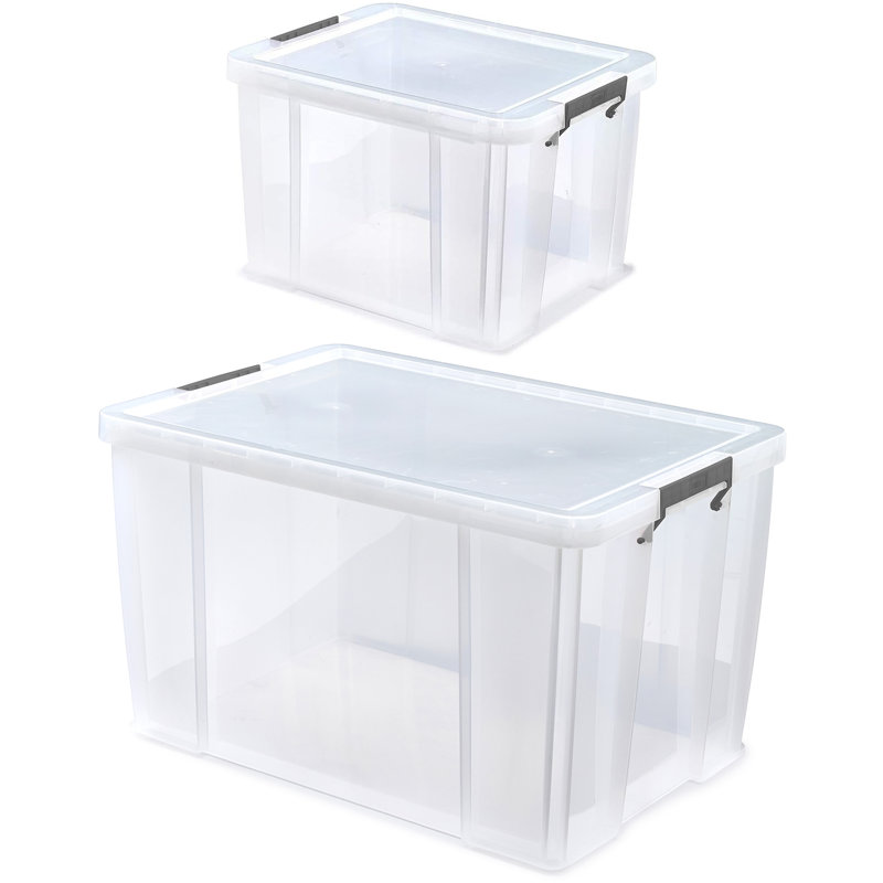 Whitefurze Polyethylene Plastic Underbed Storage