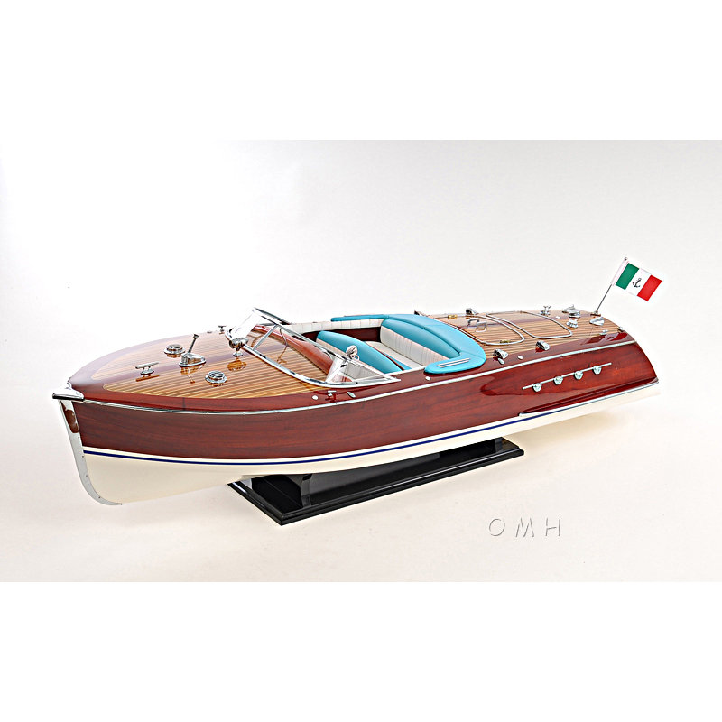 Bateau peint triton Riva