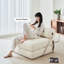 Fauteuil convertible 3 en 1, méridienne et canapé-lit - Mousse haute densité, design compact