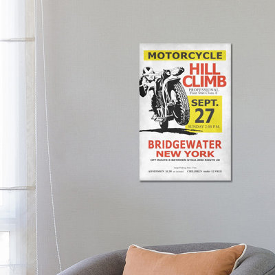 Motorcycle Races Peoria by Mark Rogan - Print on Canvas