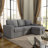 Maslynn Chenille Pull-out Sleeper Sectional-97561014