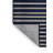 Washable Navy Light Gray Striped Area Rug-1981625747