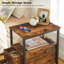 Andu 30cm W Metal Bedside Table
