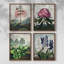 Ensemble de 4 reproductions encadrées "Vivacialy changer II"-500573155-500573166