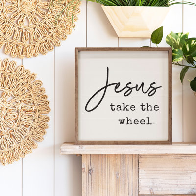 Jésus prend le volant - blanc