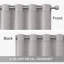 Aspire Homeware Linen 100% Blackout Curtain Pair for Hotel Style Bedroom Comfort-20591635-20591625