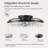 Ceiling Fan With Dimmable Led Lights, Modern Acrylic Low Profile Ceiling Fan With Remote & App Control, 6 Speed Reversible Ceiling Fan With 3 Color Lighting & 2H Timer-202549527
