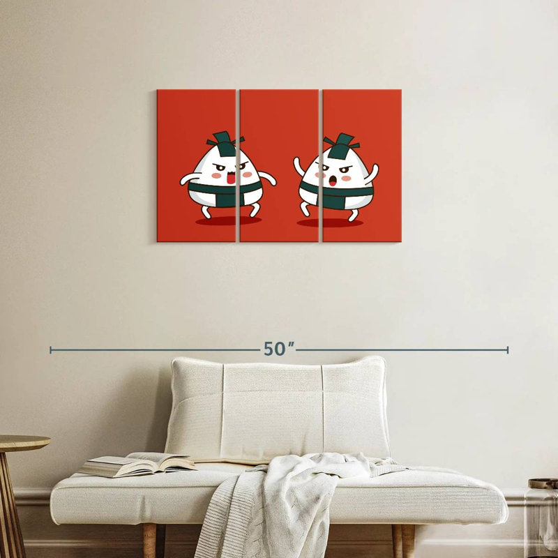 Ketti Sumo Onigiri, 20" H x 33" W