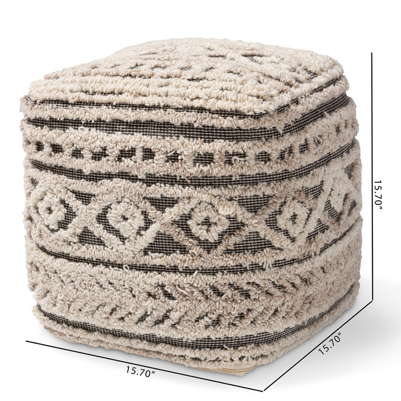 Clinchport Upholstered Pouf