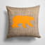 Coussin intérieur / extérieur Bear Bear Burlap-22321970-22321971