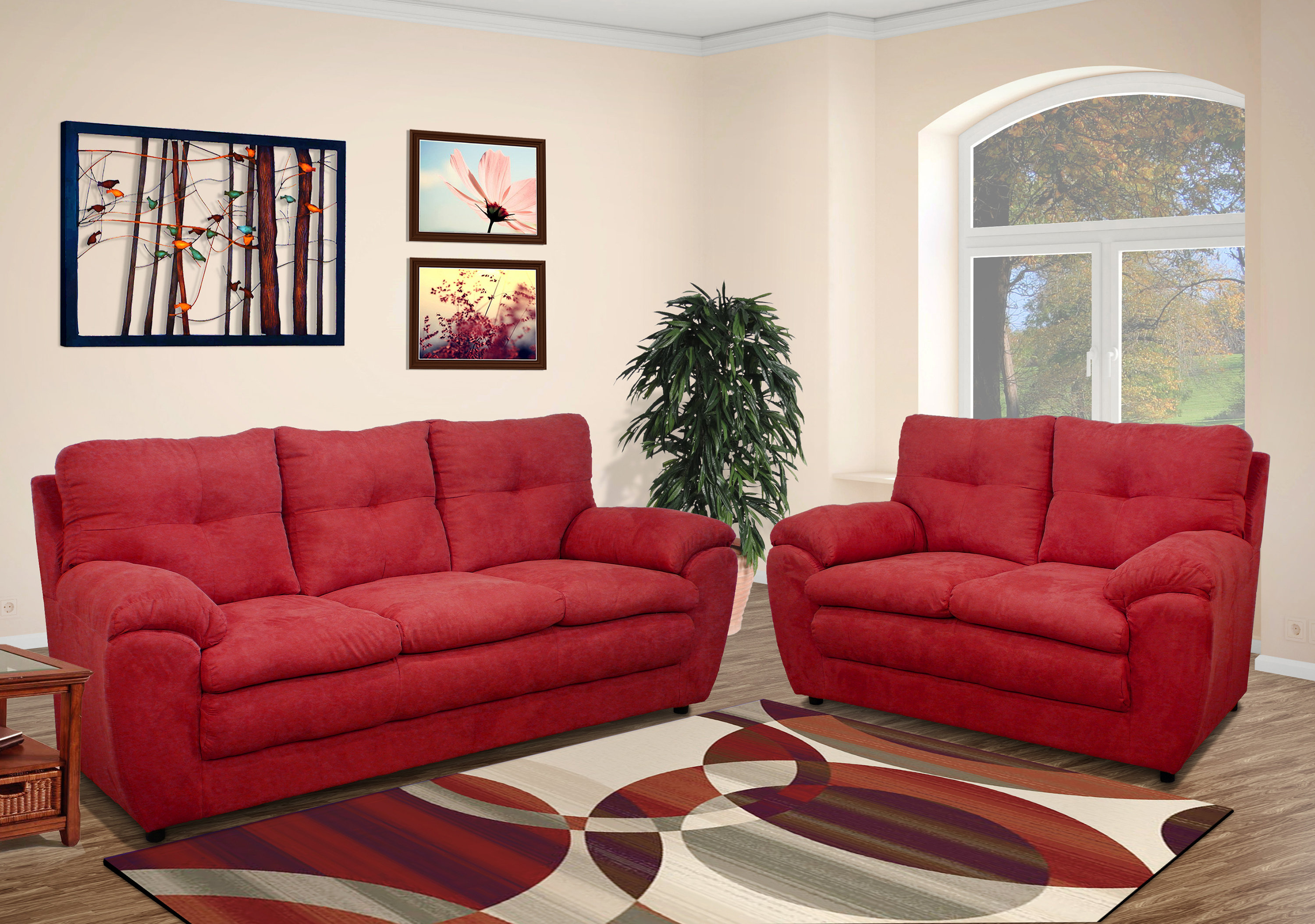 Red Barrel Studio® Roussel 2 Piece Living Room Set | Wayfair