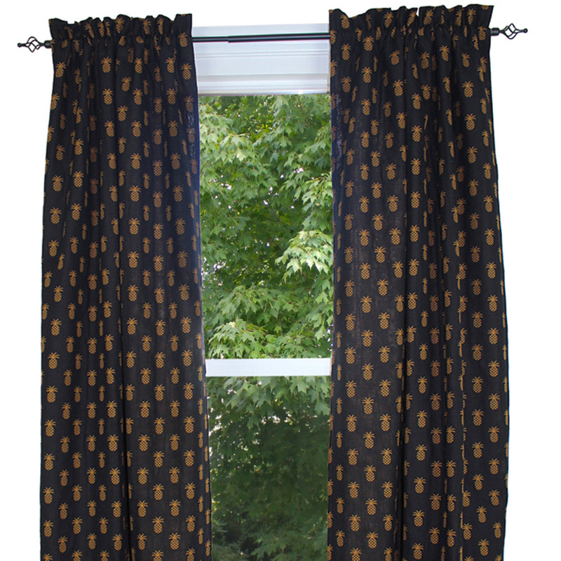 Panneau de rideau simple obscurcissant Addis, L 72 po x l 63 po