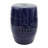 D13x18" Ceramic Barrel Stool With Cutout Design-308592940