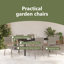 7 Piece Garden Dining Set Poly Rattan-21127484