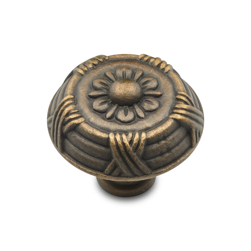 CK Series 1 1/2" Diameter Mushroom Knob, Large, Antique English