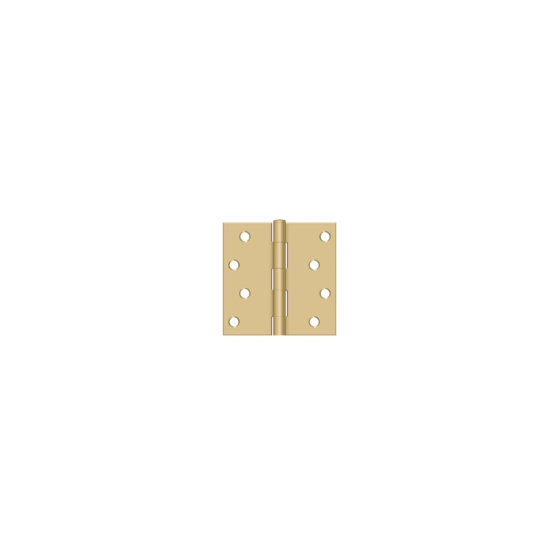 Steel Hinge, Brushed Brass