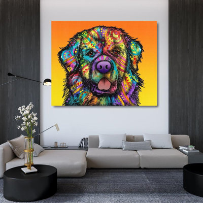 Hokku Designs Dean Russo Collection Gallery Wrapped Canvas Art Titled: Newfie