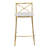 Upholstered Counter Stool with Metal Frame-1222409671-1222409670