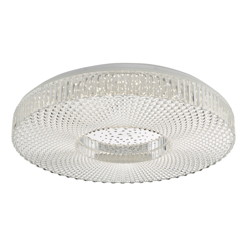 Cheylee Plastic LED Flush Mount, 8cm H x 8cm W x 50cm D