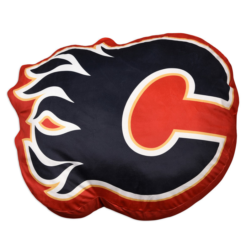 Coussin décoratif à logos nhl, Calgary Flames