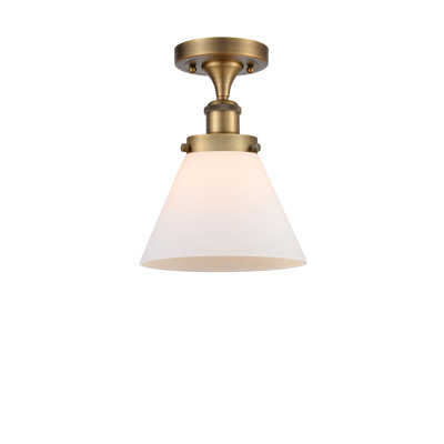 Plafonnier semi-encastré 1 lumière Ballston Urban Cone
