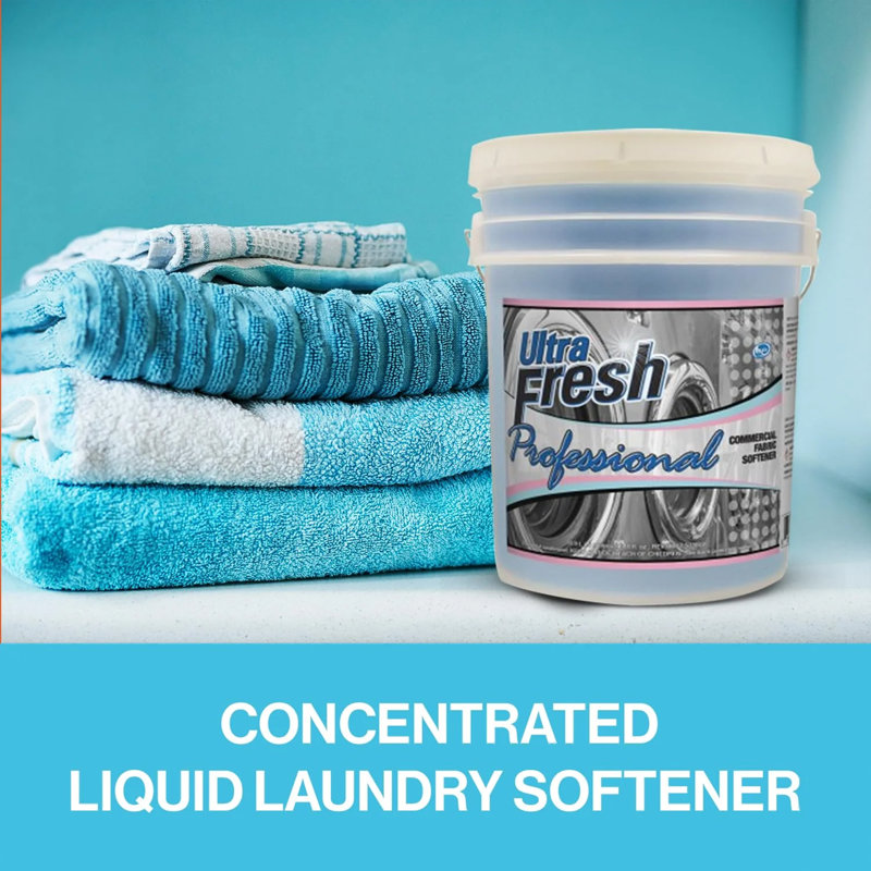Ultra Fresh Professional 5 Gal Spring Fresh Fabric Softener, Up to 640 Loads