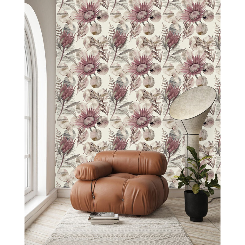 Floral Tile, 2.08' W x 10.42' L
