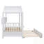 Lit simple avec lit gigogne et tablette de rangement-2008248616-2008248617