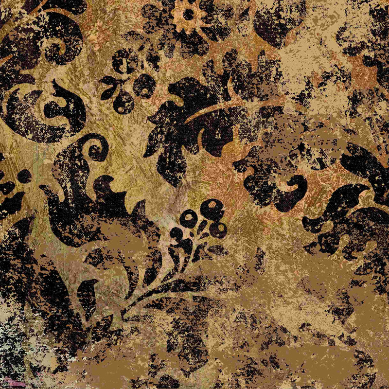 «Taupe Damask», impression sur toile tendue, H 20 po x l 20 po
