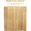Rouleau de clôture en bambou naturel 4 pi x 6 pi-136085292