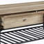 Table basse en chêne et gris sable