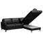 Migues Leather Corner Sofa with Sleeping Function and Storage-1251999393-1251999392