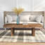 Table basse en bois massif Alzuphar